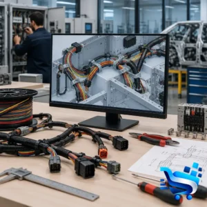 Câblages électriques industriels au Maroc avec Inventor Cable & Harness – Licence CBL (Electrical Design)