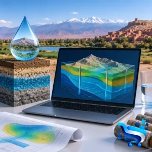 Études d’aquifères au Maroc : Aquaveo GMS (Groundwater Modeling System) – Licence STD