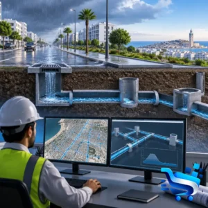 Études de réseaux pluviaux au Maroc avec WMS Storm Sewer Design – Licence PRO