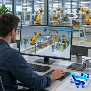 Simulation d’usine et robotique au Maroc avec Siemens Tecnomatix – Licence PROCSIM