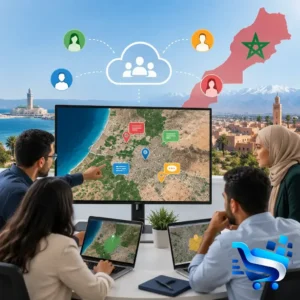 Travail cartographique partagé au Maroc avec AnyMap Collaboration Suite – Licence COLLAB (Add-on)