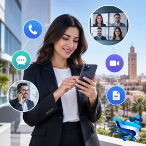 Travaillez en mobilité au Maroc avec Polycom Poly Communicator – Licence POLY-COMMUNICATOR-MOBILE (Mobile App)