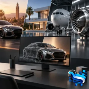 VRED Rendering – Module ADD-ON au Maroc pour visualisations 3D haute fidélité